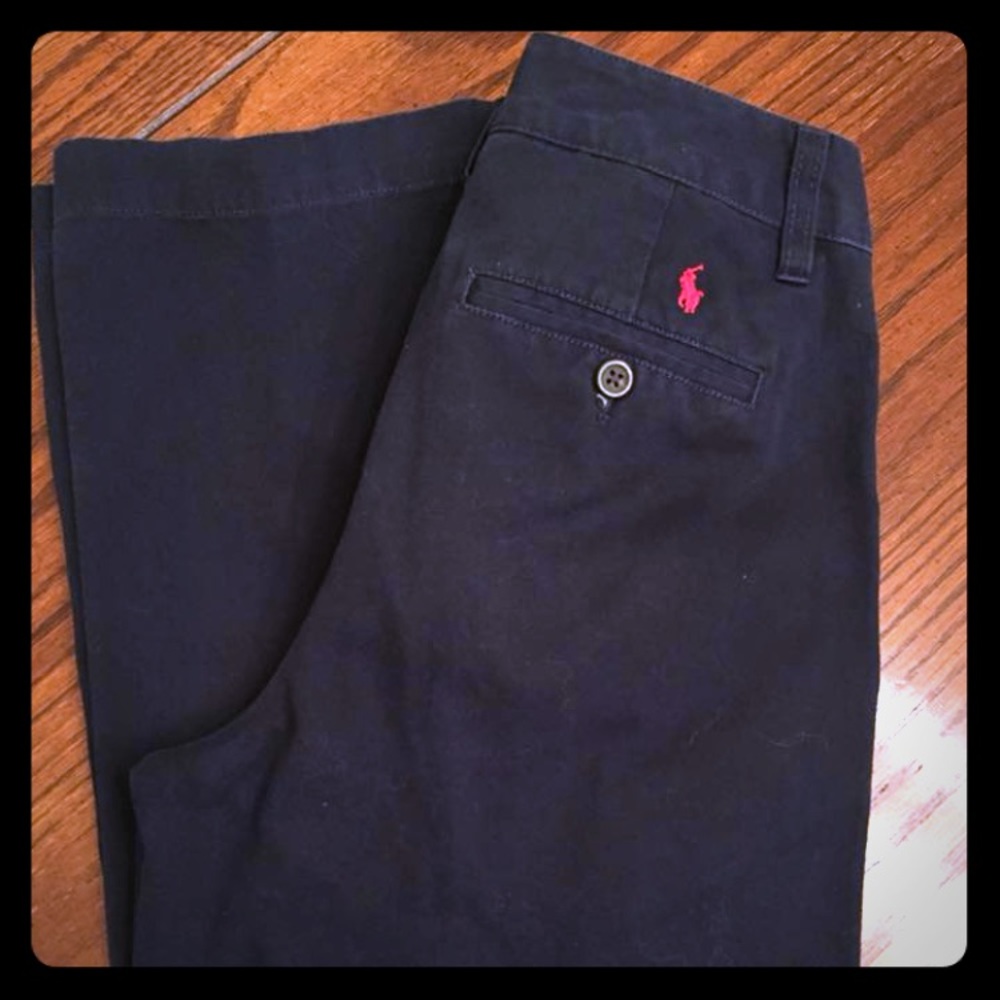 boy’s navy Ralph Lauren chinos